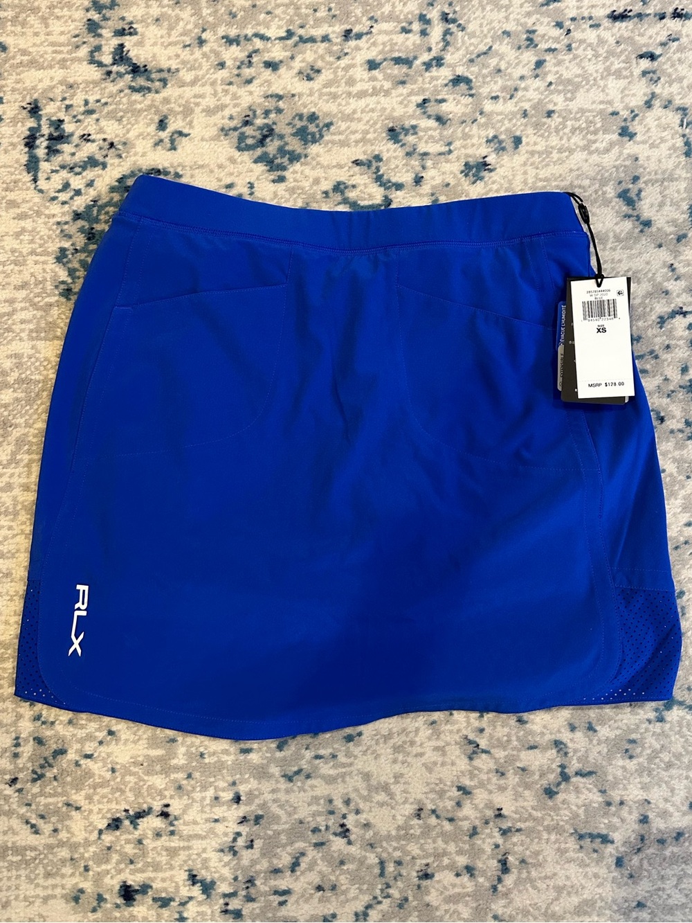 RLX Ralph Lauren Golf Skort XS Blue New Pleated Active Skirt tennis golf